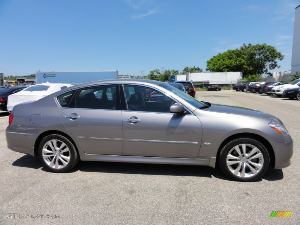 2008 M 35x AWD Sedan - Platinum Graphite / Graphite photo #8