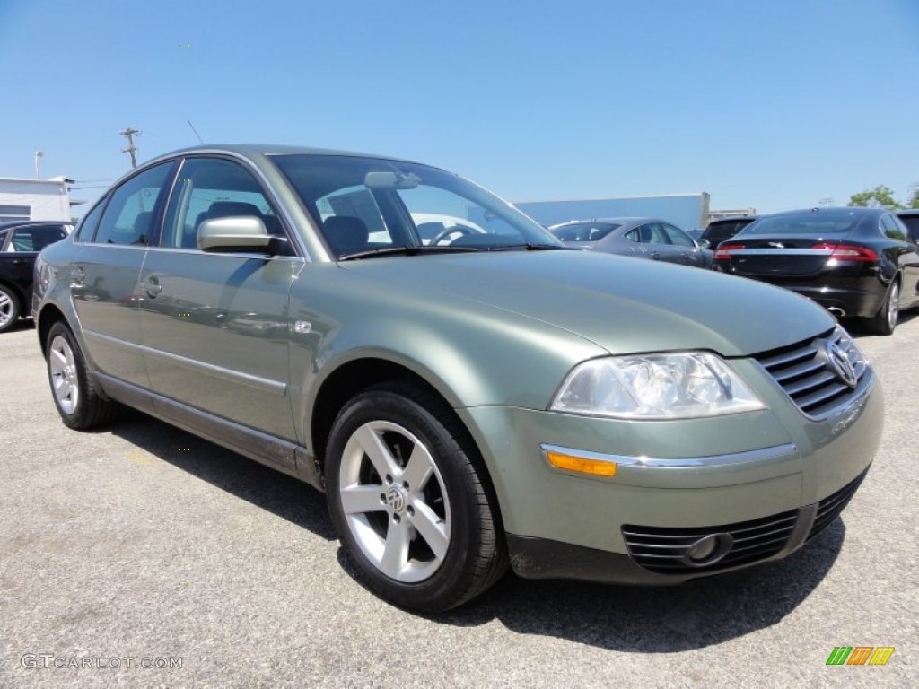 2004 Passat GLX 4Motion Sedan - Fresco Green Metallic / Anthracite photo #5