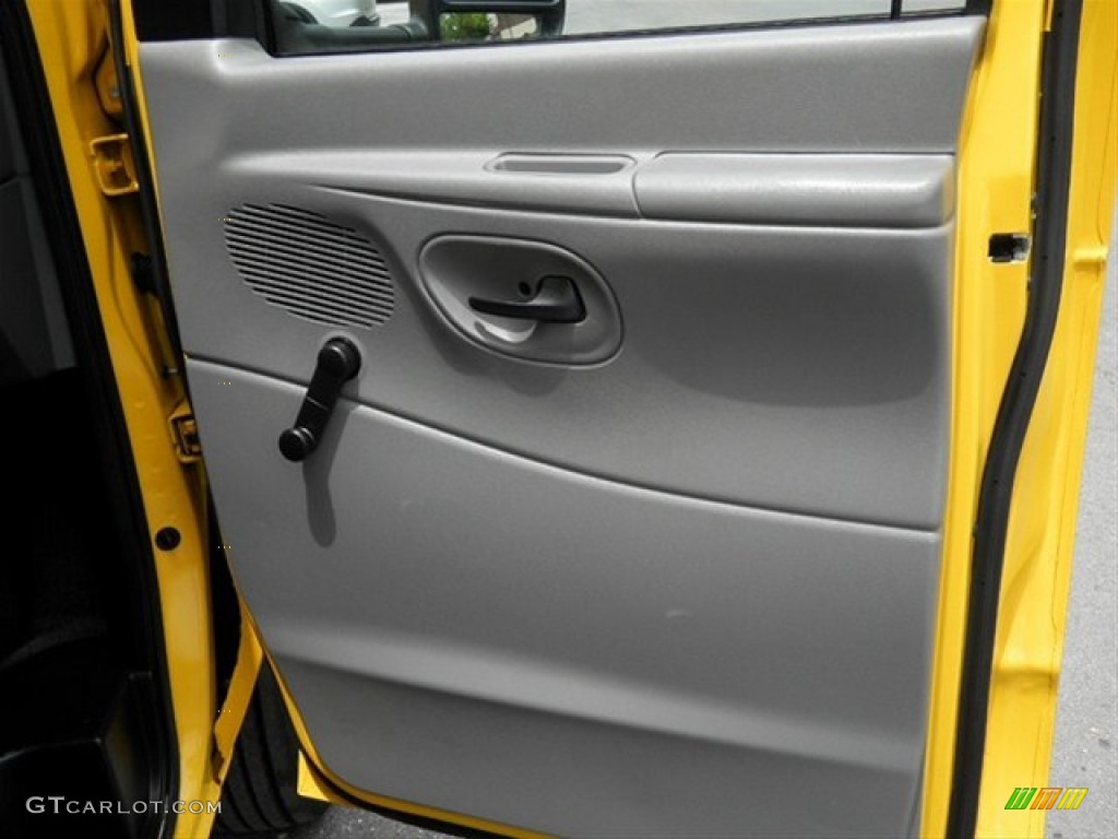 2008 E Series Cutaway E350 Commercial Moving Truck - Yellow / Medium Flint photo #16