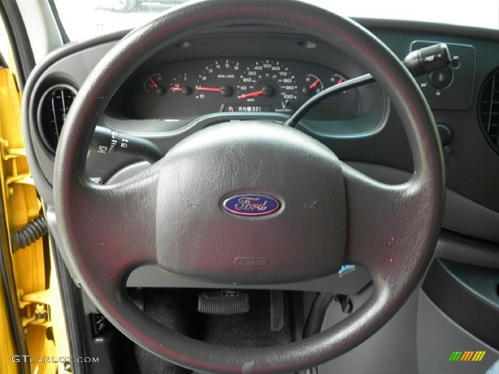 2008 E Series Cutaway E350 Commercial Moving Truck - Yellow / Medium Flint photo #18