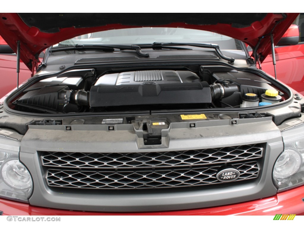 2010 Range Rover Sport HSE - Rimini Red / Ebony/Lunar Stitching photo #20