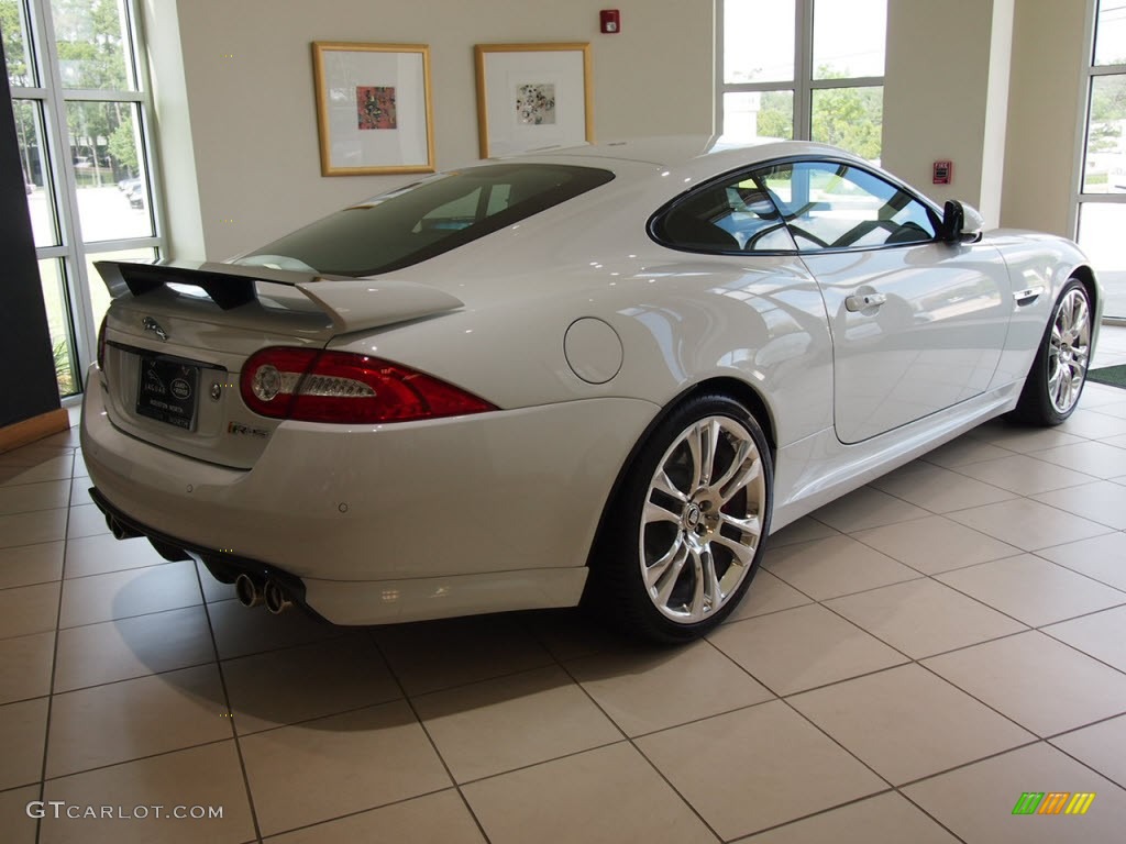 2012 XK XKR-S Coupe - Polaris White / London Tan/Warm Charcoal photo #1