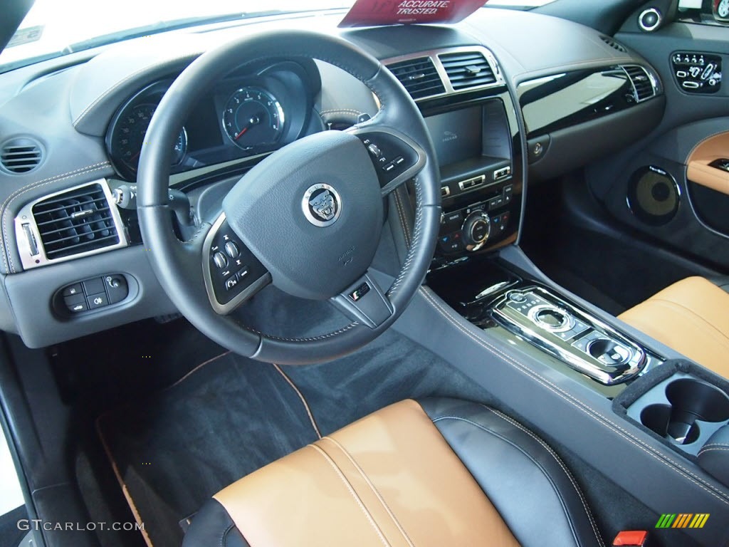 London Tan/Warm Charcoal Interior 2012 Jaguar XK XKR-S Coupe Photo #65345157