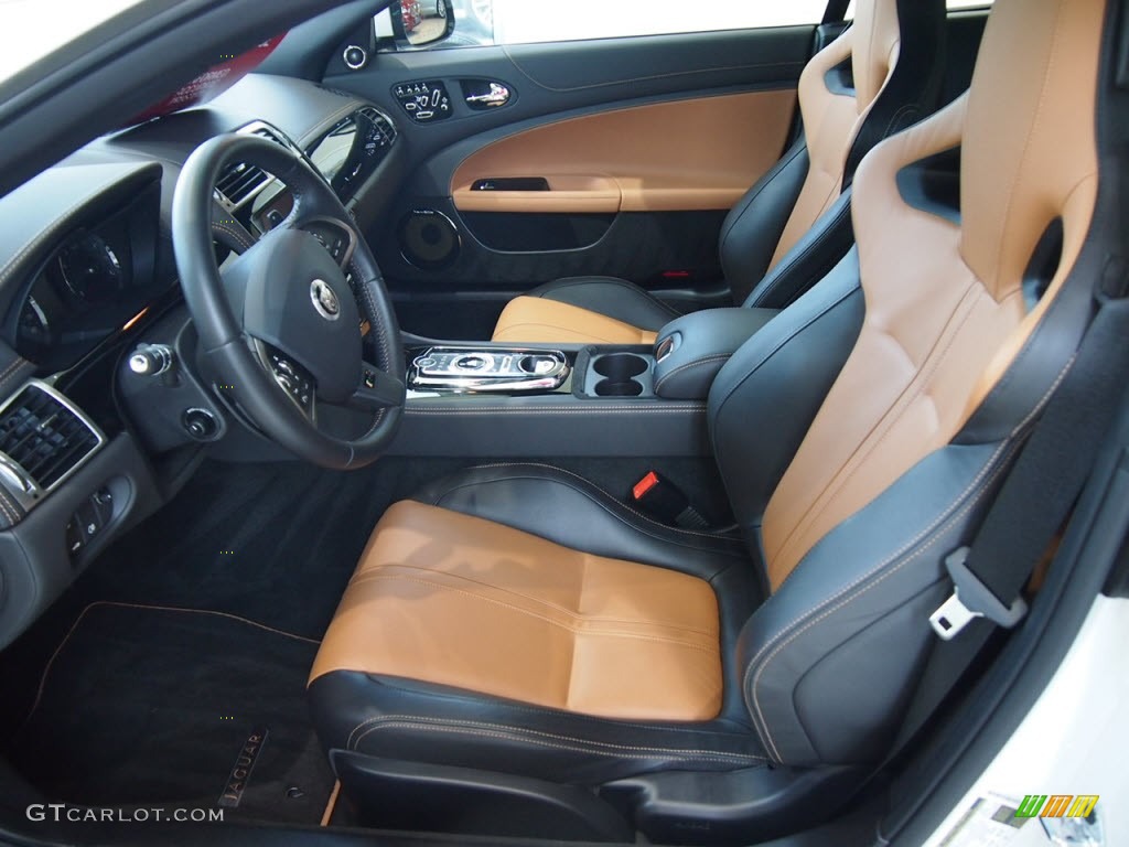 London Tan/Warm Charcoal Interior 2012 Jaguar XK XKR-S Coupe Photo #65345166