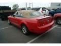 2007 Torch Red Ford Mustang V6 Deluxe Convertible  photo #3