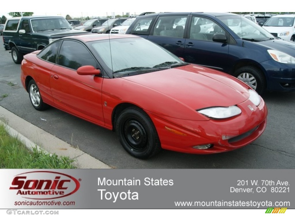 2002 S Series SC2 Coupe - Bright Red / Gray photo #1