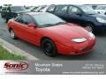 2002 Bright Red Saturn S Series SC2 Coupe  photo #1