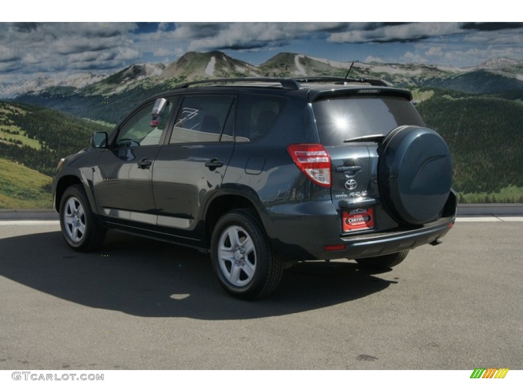 2010 RAV4 I4 4WD - Black Forest Pearl / Sand Beige photo #2