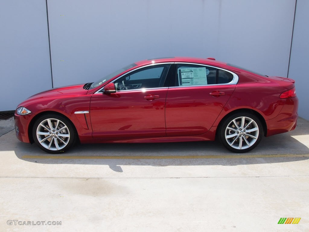 Italian Racing Red Metallic 2012 Jaguar XF Portfolio Exterior Photo #65345691