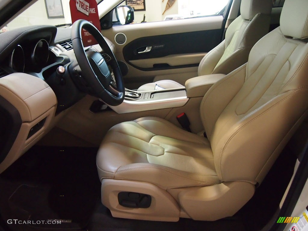 Almond/Espresso Interior 2012 Land Rover Range Rover Evoque Coupe Pure Photo #65345796