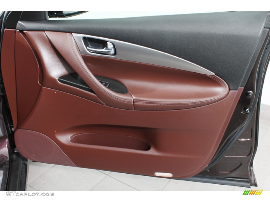 2008 Infiniti EX 35 AWD Chestnut Door Panel Photo #65345808