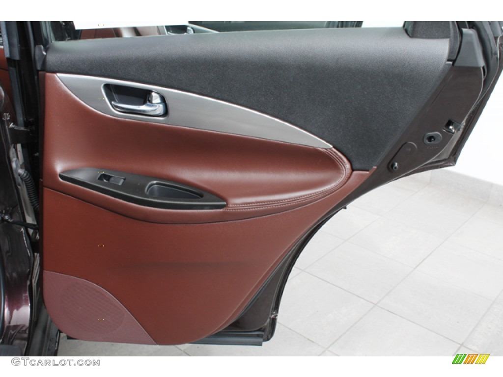 2008 Infiniti EX 35 AWD Chestnut Door Panel Photo #65345880