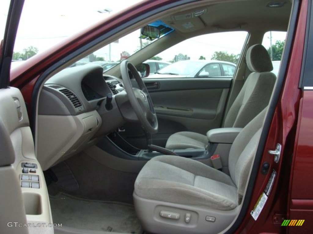 2004 Camry LE - Salsa Red Pearl / Taupe photo #7