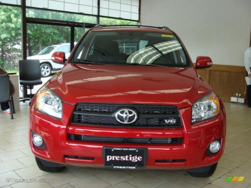 2011 RAV4 V6 Sport 4WD - Barcelona Red Metallic / Dark Charcoal photo #2