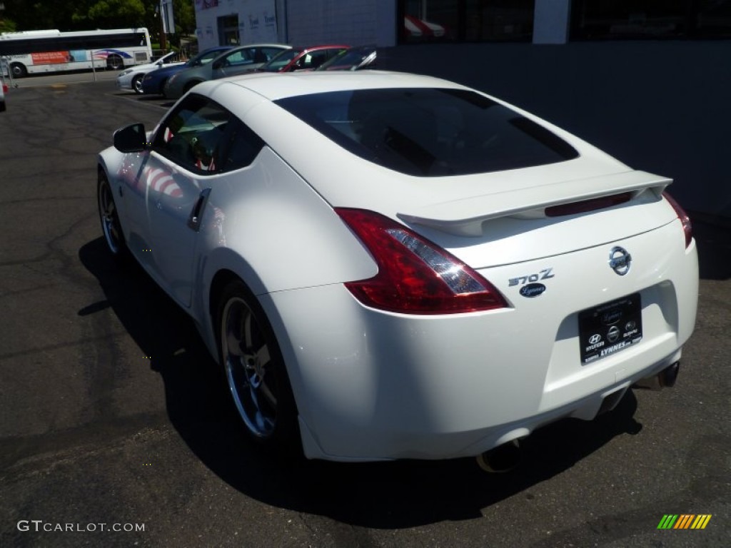 2010 370Z Coupe - Pearl White / Black Leather photo #5