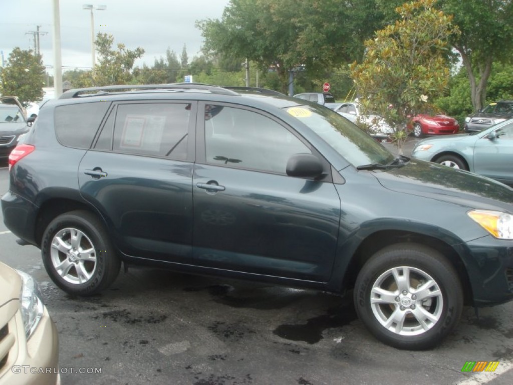 2011 RAV4 I4 - Black Forest Metallic / Sand Beige photo #5