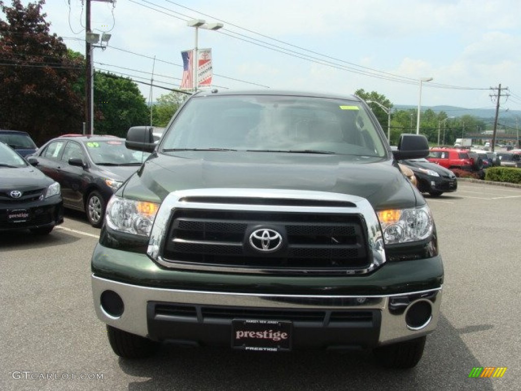 2011 Tundra CrewMax 4x4 - Spruce Green Mica / Sand Beige photo #2