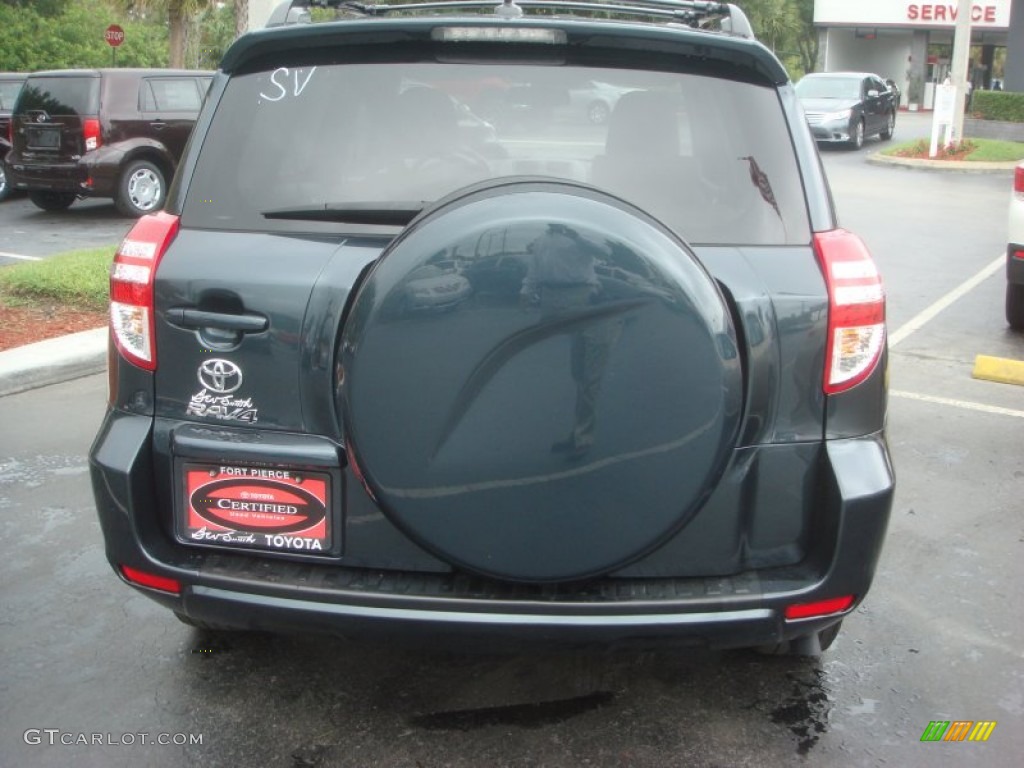 2011 RAV4 I4 - Black Forest Metallic / Sand Beige photo #8
