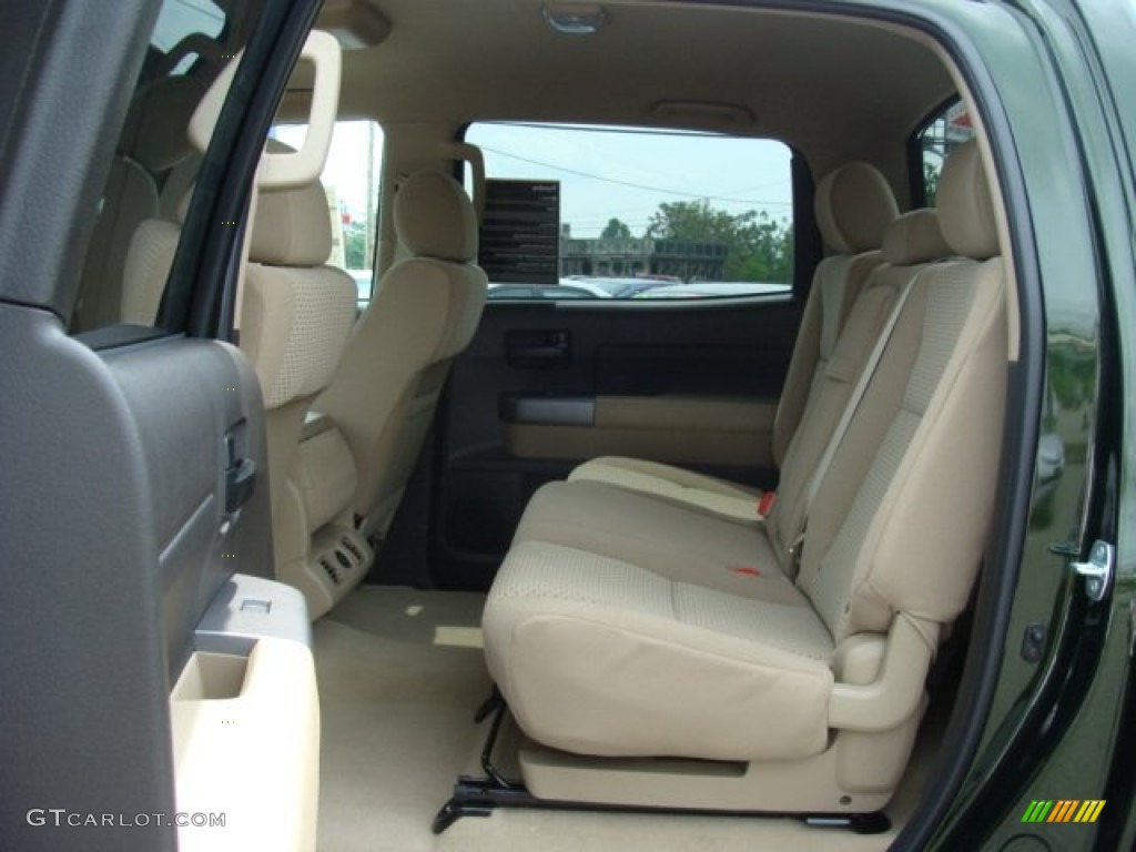 2011 Tundra CrewMax 4x4 - Spruce Green Mica / Sand Beige photo #12