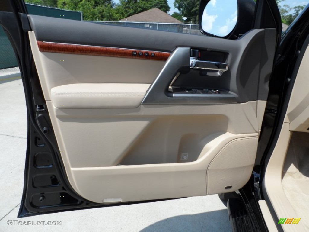 2013 Toyota Land Cruiser Standard Land Cruiser Model Sandstone Door Panel Photo #65350917
