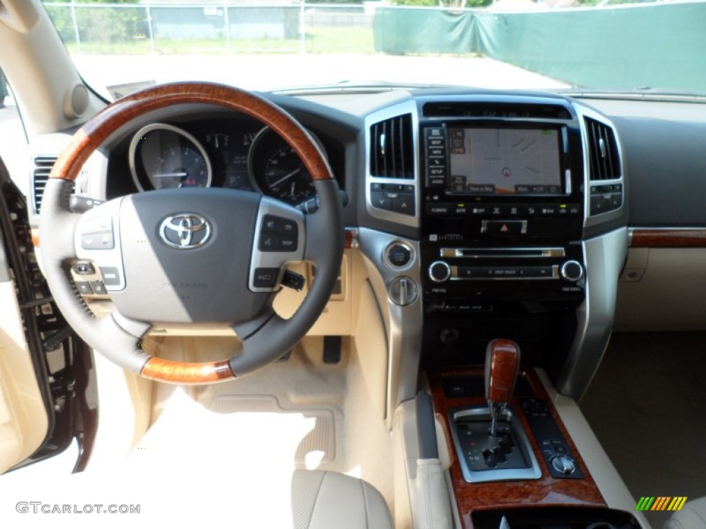2013 Toyota Land Cruiser Standard Land Cruiser Model Sandstone Dashboard Photo #65350971