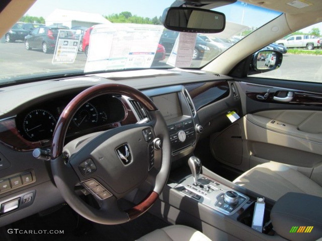 2012 Hyundai Equus Signature Cashmere Dashboard Photo #65352141