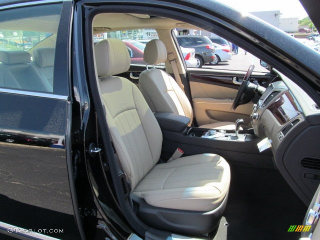 Cashmere Interior 2012 Hyundai Equus Signature Photo #65352153