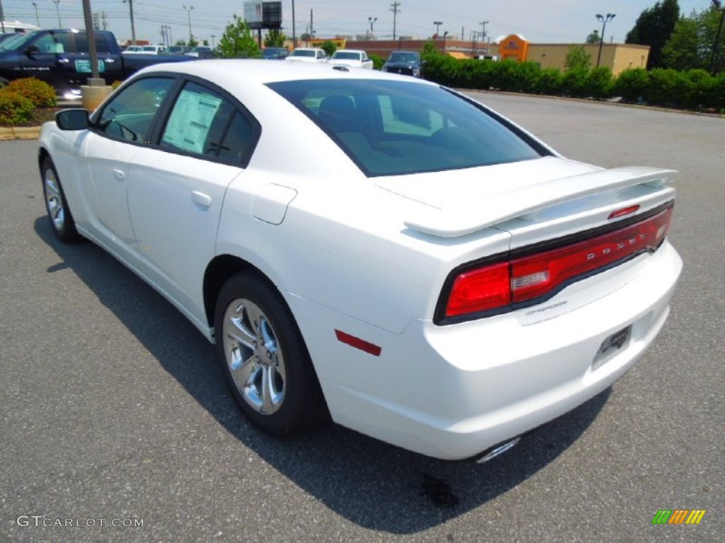 2012 Charger SXT - Bright White / Black photo #2