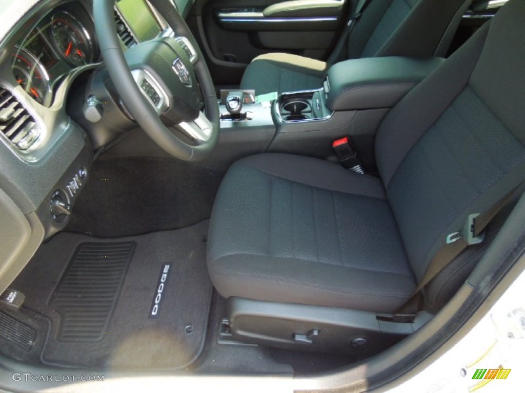 2012 Charger SXT - Bright White / Black photo #5
