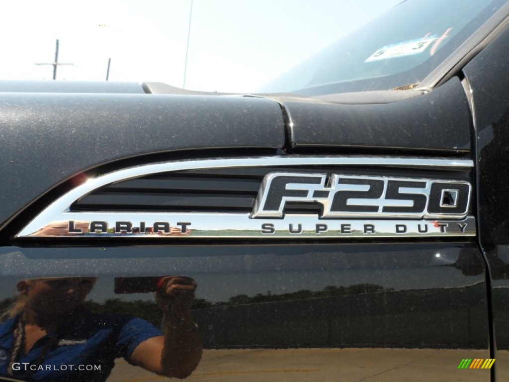 2012 Ford F250 Super Duty Lariat Crew Cab 4x4 Marks and Logos Photo #65352300