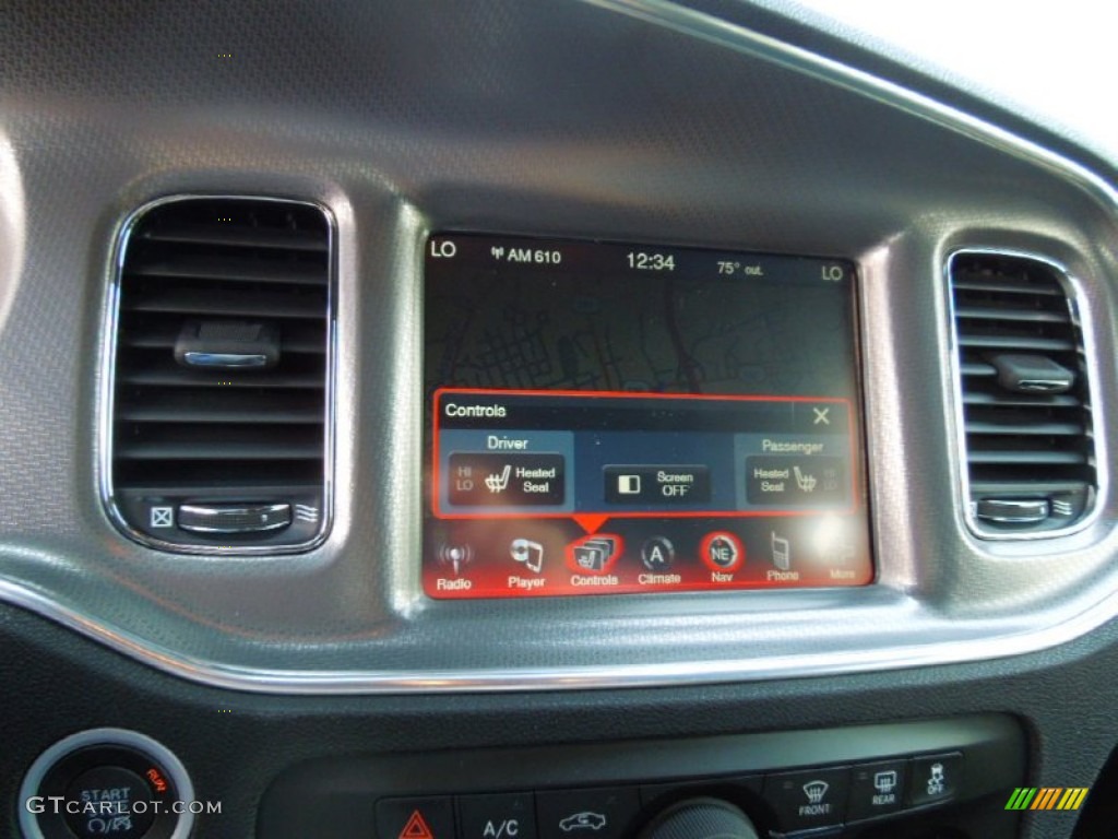 2012 Charger SXT - Bright White / Black photo #12