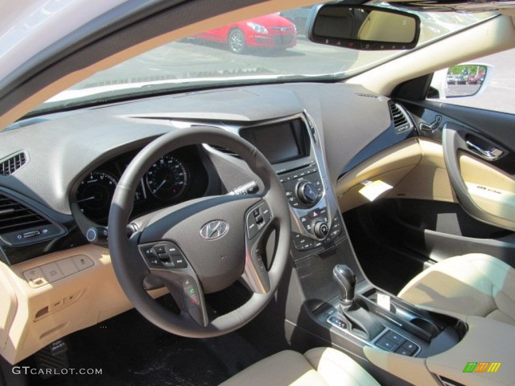 2012 Hyundai Azera Standard Azera Model Camel Dashboard Photo #65352396