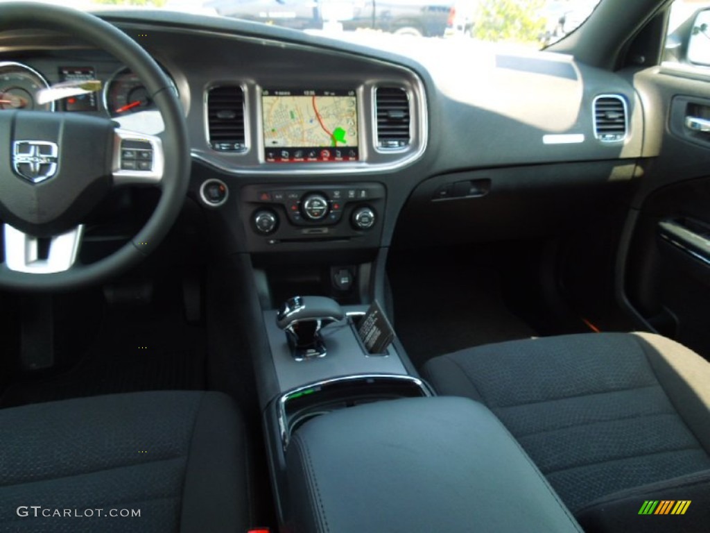 2012 Charger SXT - Bright White / Black photo #17