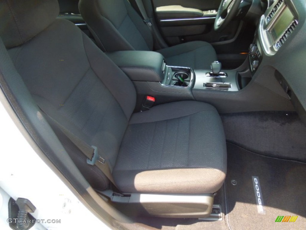 2012 Charger SXT - Bright White / Black photo #20