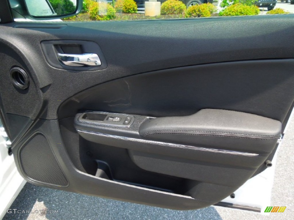 2012 Charger SXT - Bright White / Black photo #22