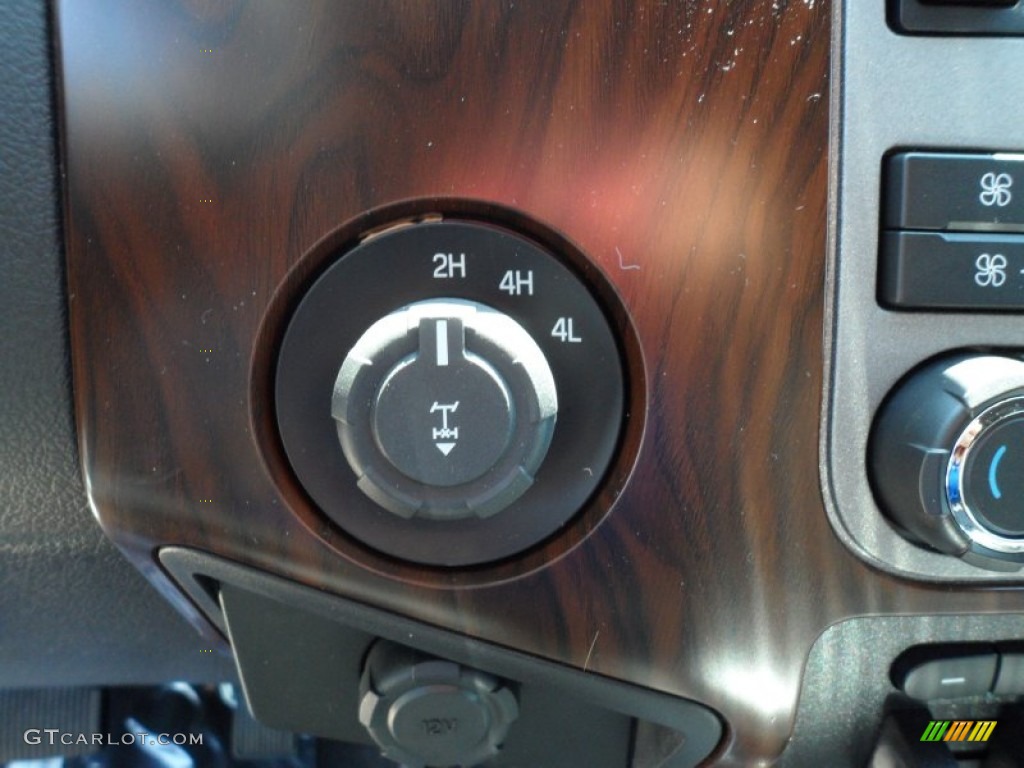 2012 Ford F250 Super Duty Lariat Crew Cab 4x4 Controls Photo #65352504