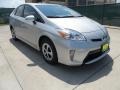 2012 Classic Silver Metallic Toyota Prius 3rd Gen Three Hybrid  photo #1