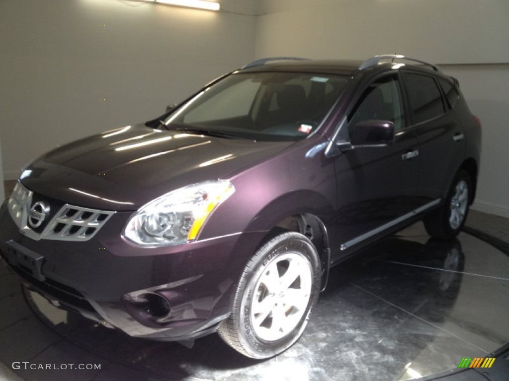 2011 Rogue SV AWD - Black Amethyst / Black photo #1