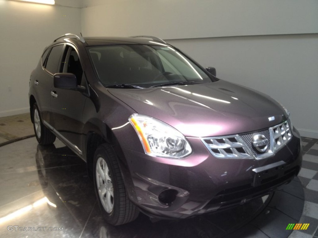 2011 Rogue SV AWD - Black Amethyst / Black photo #2