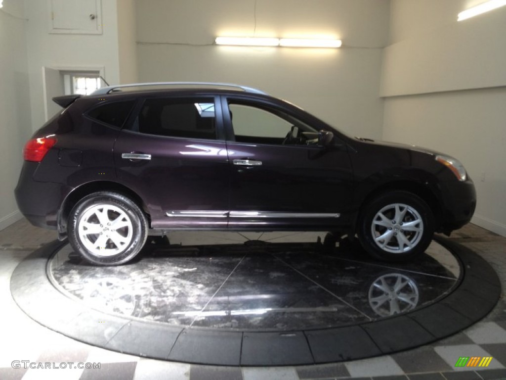 2011 Rogue SV AWD - Black Amethyst / Black photo #3