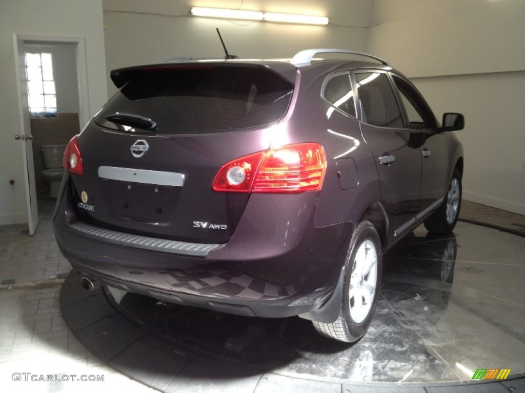 2011 Rogue SV AWD - Black Amethyst / Black photo #5