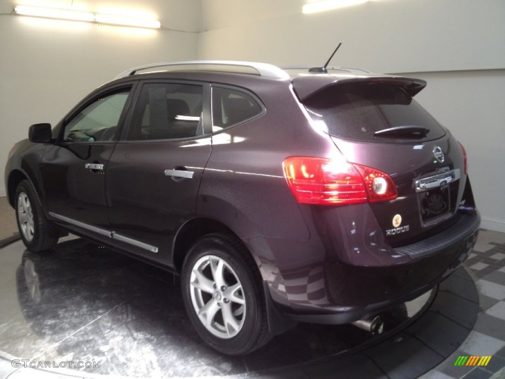 2011 Rogue SV AWD - Black Amethyst / Black photo #6