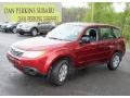 2009 Camellia Red Pearl Subaru Forester 2.5 X  photo #1
