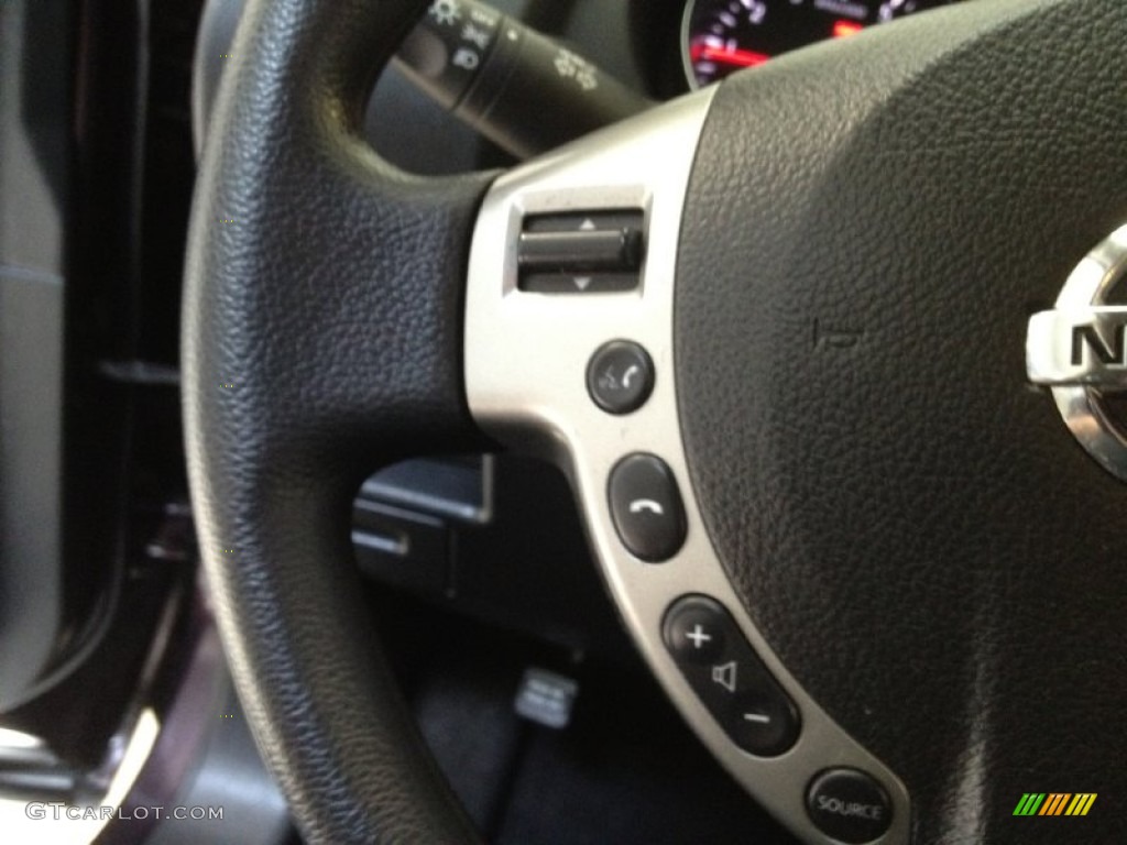 2011 Rogue SV AWD - Black Amethyst / Black photo #17