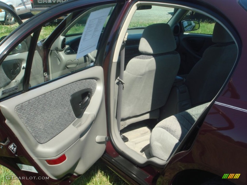2000 Malibu Sedan - Dark Cherry Metallic / Gray photo #12