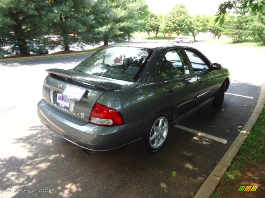 2001 Sentra SE - Granite Gray / Midnight photo #7