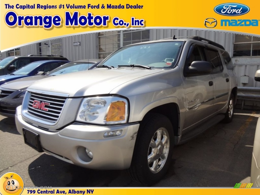 2006 Envoy XL SLT 4x4 - Carbon Metallic / Light Gray photo #1