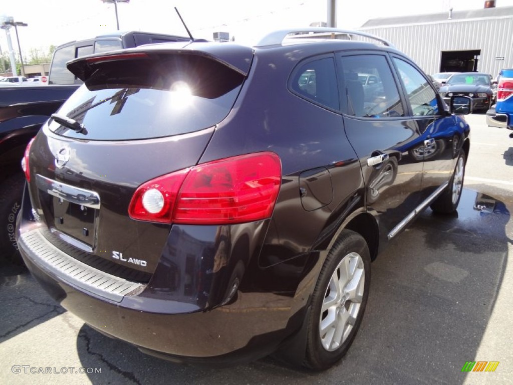 2011 Rogue SL AWD - Cayenne Red / Black photo #4