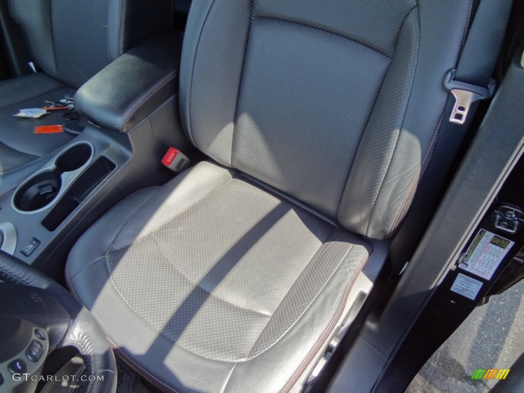 2011 Rogue SL AWD - Cayenne Red / Black photo #9