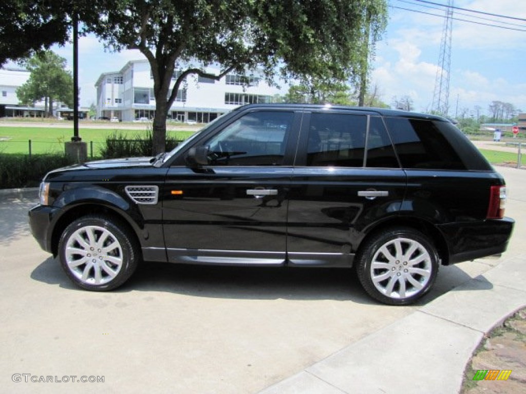 2006 Range Rover Sport Supercharged - Java Black Pearlescent / Ebony Black photo #7